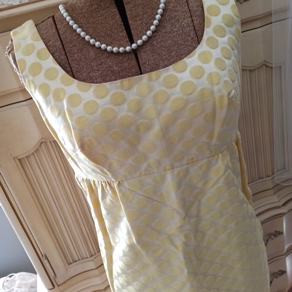VINTAGE 1960S YELLOW POLKA DOT DRESS AND COAT! " JR. THEME NEW YORK"! UNION MADE - Picture 12 of 16